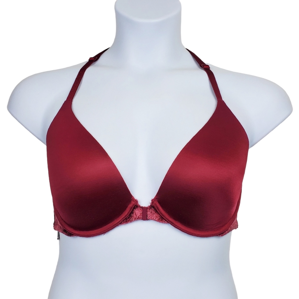 Victoria's Secret Very Sexy Lightly Lined Plunge Racerback Bra Size 34DD - Picture 1 of 6